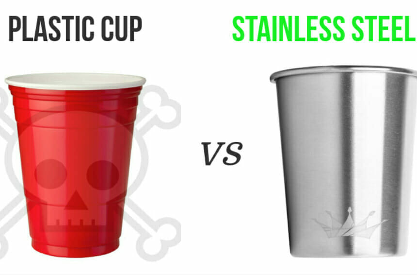 stainless steel cups