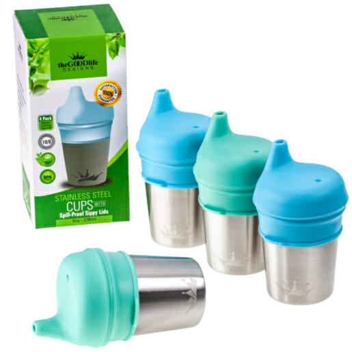 Babies Kids Dining Plastic and Silicone Toddler Sippy Water Drink