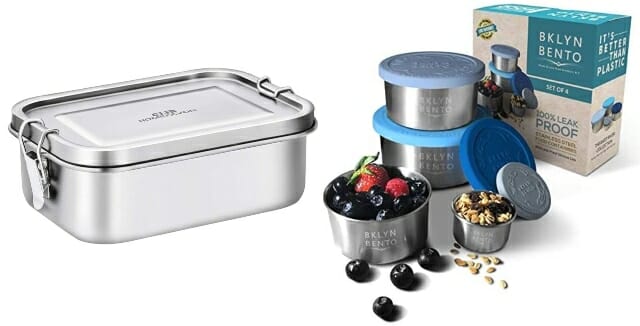 NEHIK ENTERPRISE Lunch Box - Stainless Steel Lunch Box for Kids, Tiffin Box  3 Containers Lunch Box 