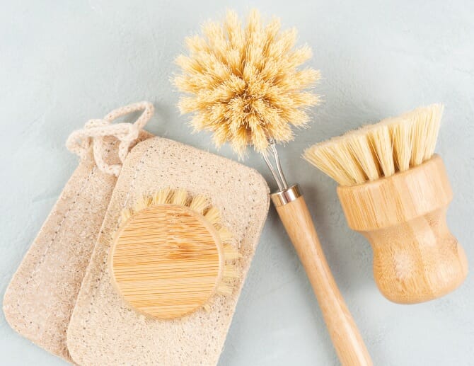 Dawn Poly Fiber Scrub Brush with Soap Dispenser in the Kitchen Brushes  department at