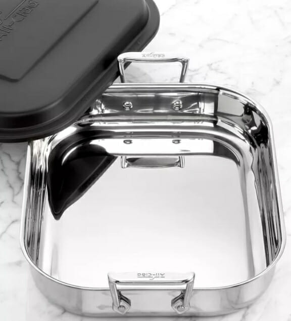 Stainless-Steel-All-Clad-Lasagna-Pan-with-Lid